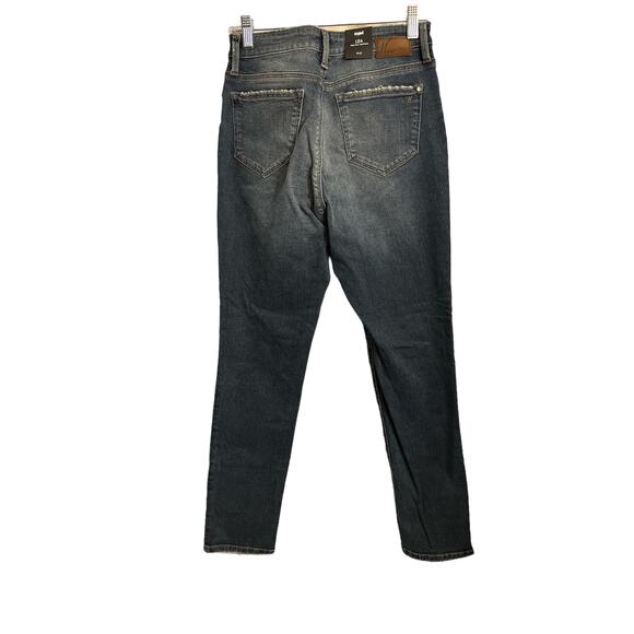 Mavi Jeans Co LEA High Rise Boyfriend Distressed Straight Ankle Denim Jeans 27 - Picture 2 of 8